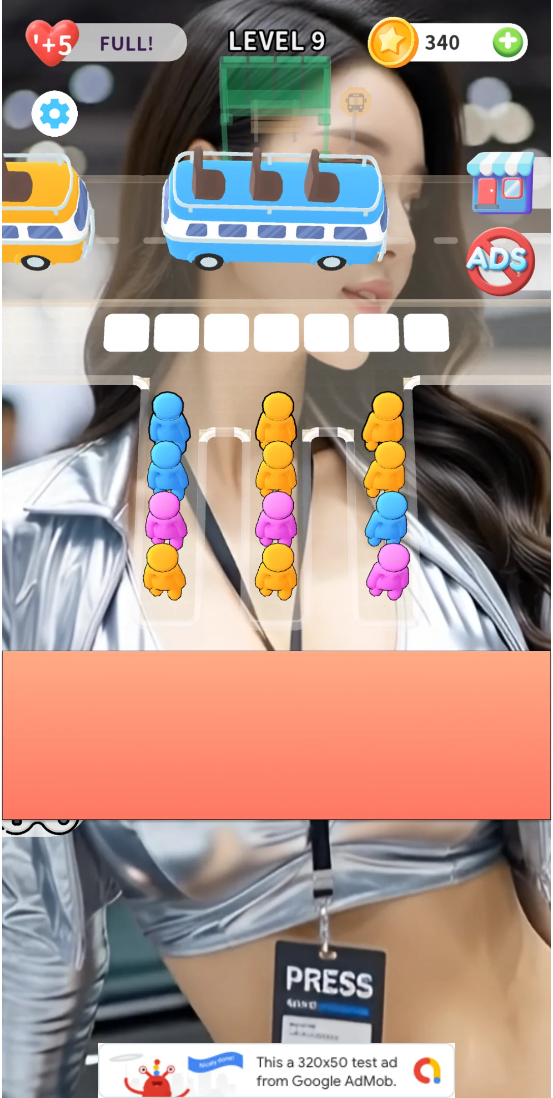 Sexy Girl Bus Stop Title game screenshot