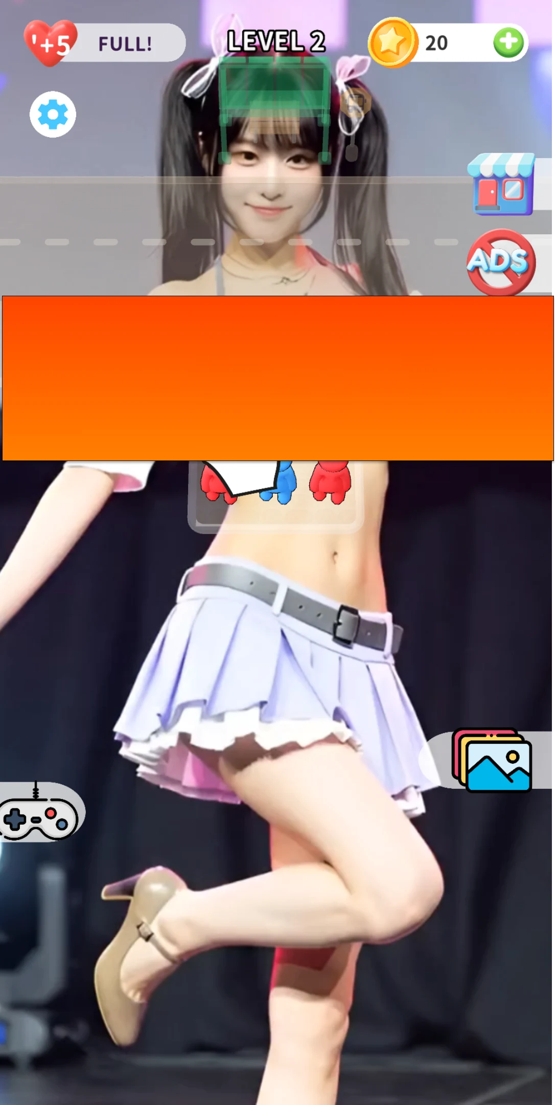 Sexy Girl Bus Stop Title game screenshot