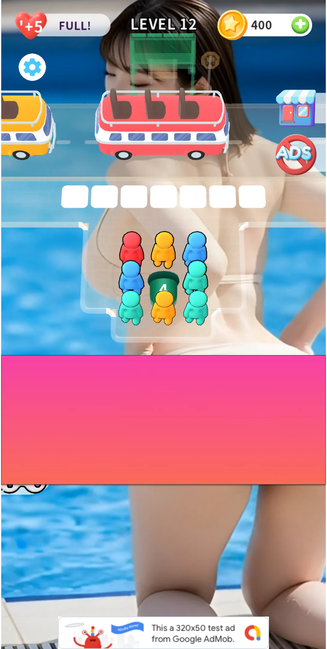 Sexy Girl Bus Stop Title game screenshot