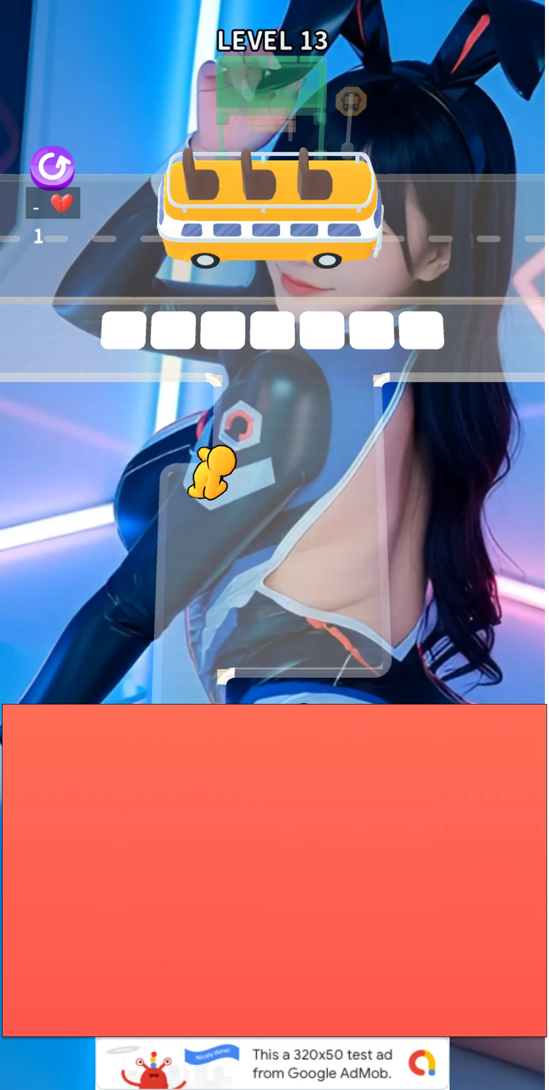 Sexy Girl Bus Stop Title game screenshot